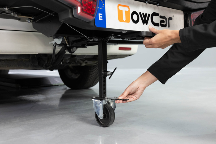 Towbox V3 Camper long czarny - bagażnik box montowany na hak