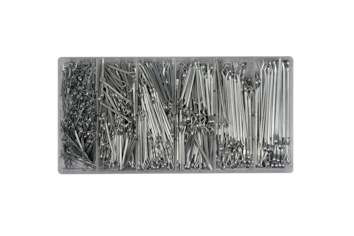 Zestaw zawleczek prostych YATO YT-06885 mix rozmiarów 1000 sztuk