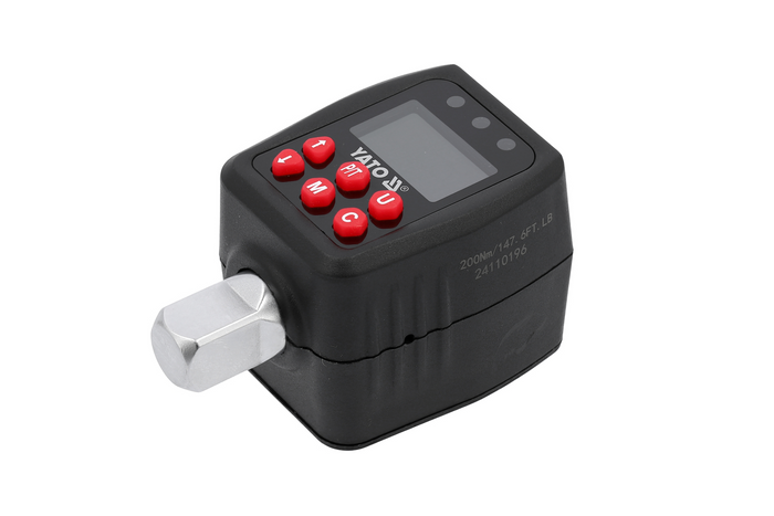 Adapter dynamometryczny elektroniczny YATO YT-07535 1/2" 10-200Nm