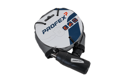Zapięcie rowerowe ze stalowym pancerzem PROFEX Reflex o długości 70 cm 