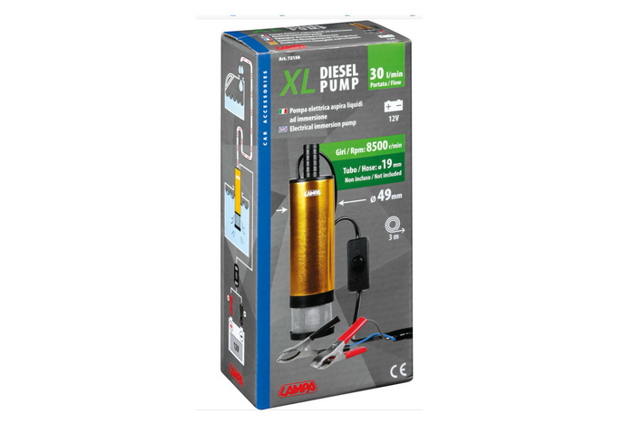 Pompa zanurzeniowa elektryczna LAMPA 12V 30L/min