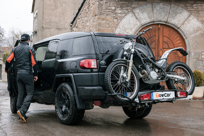 Towcar Balance - bagażnik na motocykl/rower montowany na hak