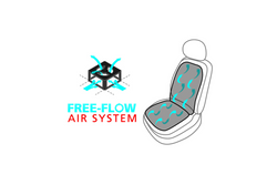 Poduszka oddychająca na siedzenie LAMPA Taxi Driver czarna mata na fotel samochodowy