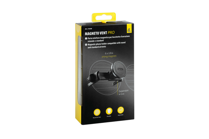 Magnetyczny uchwyt na telefon LAMPA Magneto Vent Pro do kratek nawiewu uniwersalny
