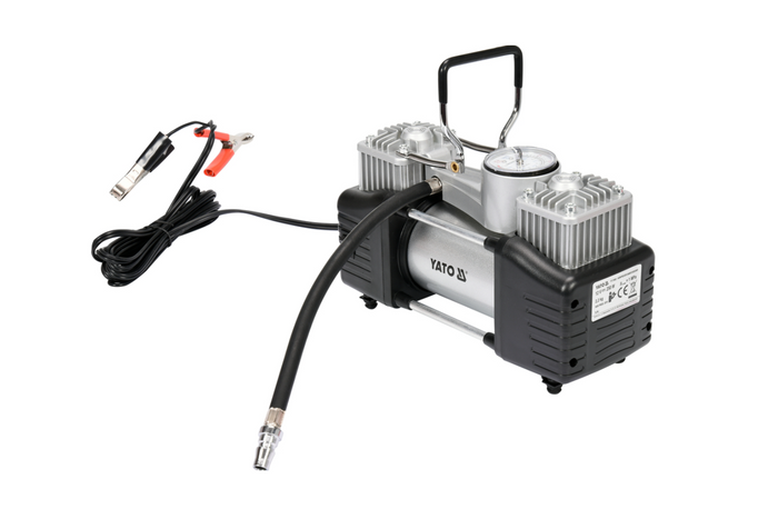 Kompresor samochodowy YATO YT-73462 z lampą LED 250W