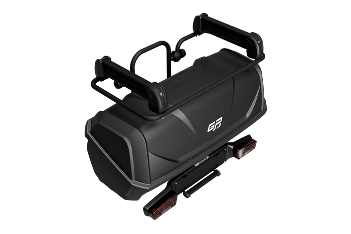 Platforma na hak GP Saturn z boxem i uchwytem na narty (23.GP023-23.GP019-23.GP1000)