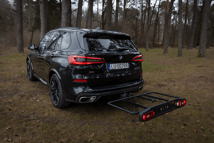 Platforma na hak + adapter do przewozu 2 rowerów Inter Pack Re-Cargo