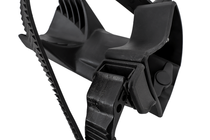 Podpora koła (lewa) z paskiem mocującym koło - Atera Evo/Vario 0969994319