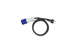 Adapter z wtyczką ze stykiem ochronnym i gniazdem CEE 16A ProPlus 373527DE kabel 150cm
