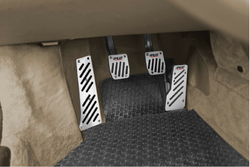 Podpórka stopy kierowcy LAMPA podstopnica aluminiowa z gumą antypoślizgową