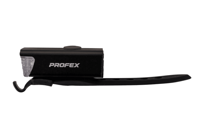 Przednia lampka rowerowa PROFEX 82004 Pro Alu Li-Pol USB