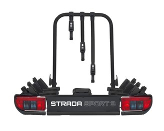 Atera Strada Sport M3 - bagażnik rowerowy na hak na 3 rowery (czarny)