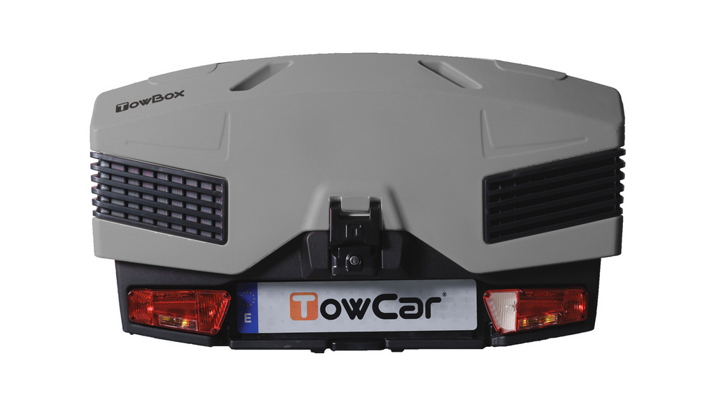 Towbox EVO classic gray - bagażnik box montowany na hak